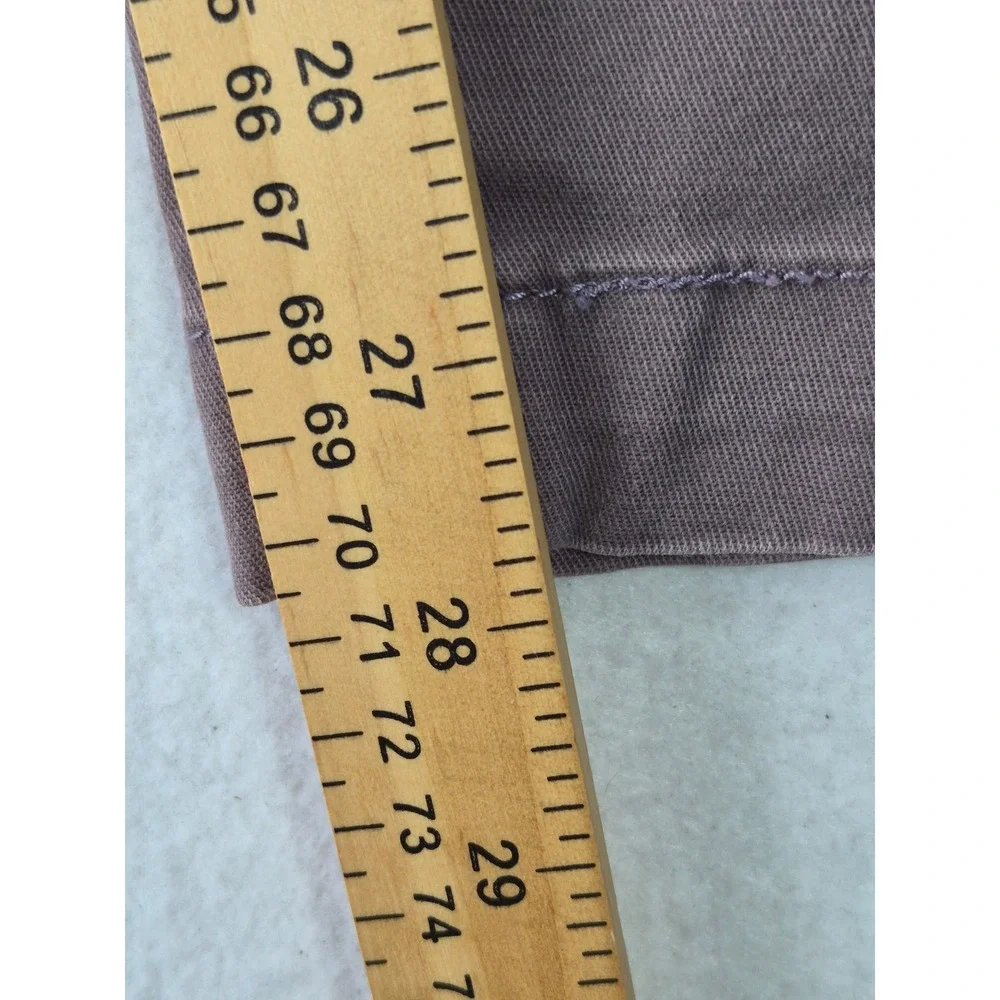 Levis XX Chino Standard Taper Pants Mens 34x30 Charcoal Grey Brown Twill Casual